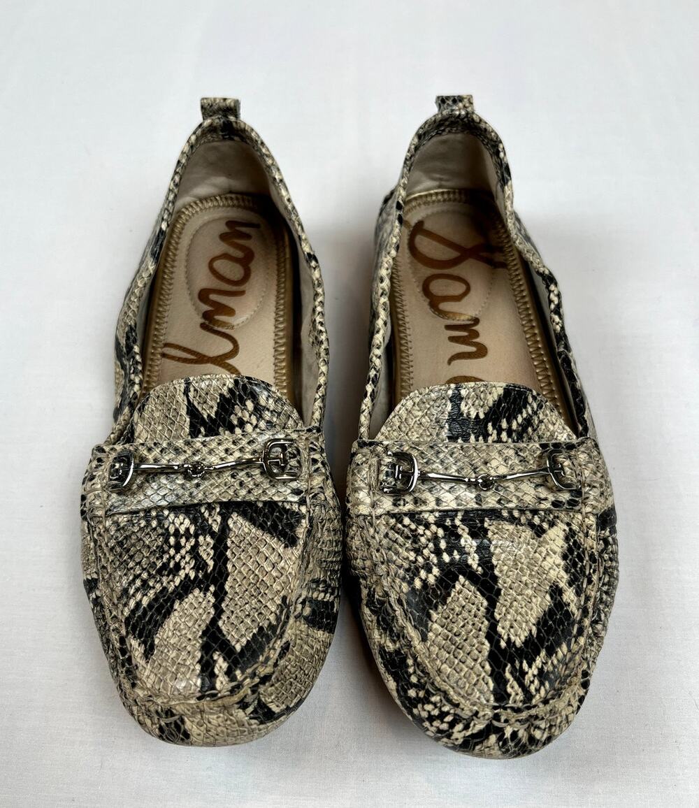 Sam Edelman Snakeskin Loafers – Size 8.5M